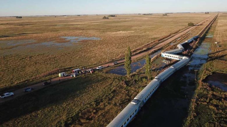 Descarriló un tren en Olavarría: hay heridos