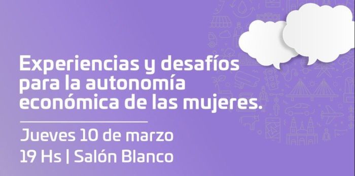 Conversatorio “Experiencias y Desafíos por la Autonomía Económica de las Mujeres”