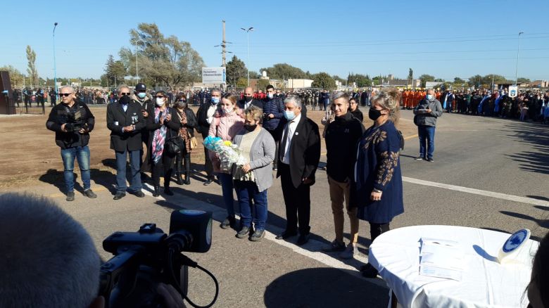 40° Aniversario de Malvinas: Llamosas y los intendentes del Gran Río Cuarto encabezaron los actos conmemorativos