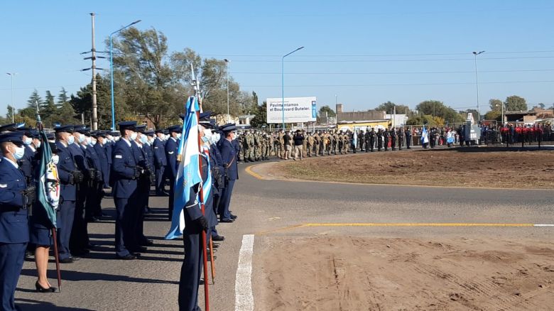 40° Aniversario de Malvinas: Llamosas y los intendentes del Gran Río Cuarto encabezaron los actos conmemorativos