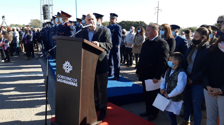 40° Aniversario de Malvinas: Llamosas y los intendentes del Gran Río Cuarto encabezaron los actos conmemorativos