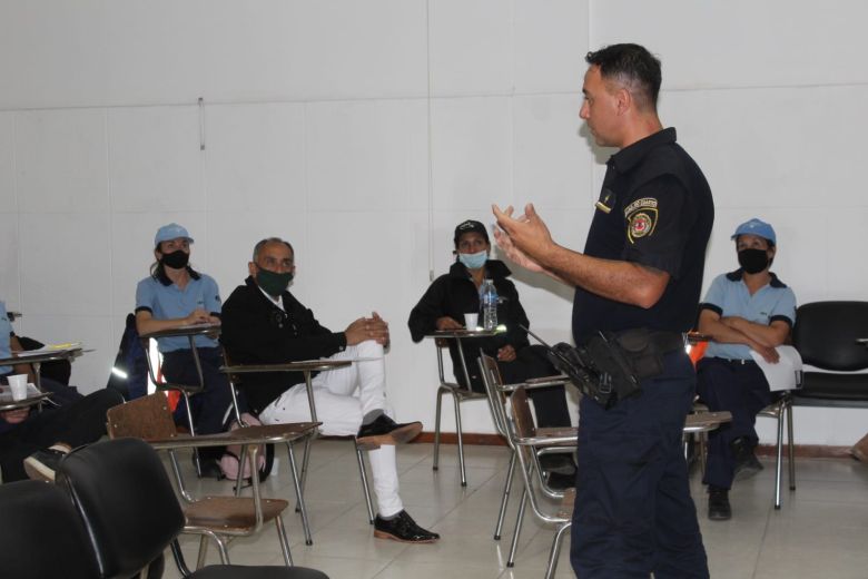 Se realizó un taller de formación para los agentes del Ente de Prevención Ciudadana