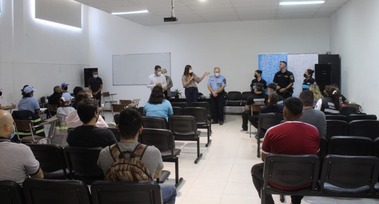 Se realizó un taller de formación para los agentes del Ente de Prevención Ciudadana