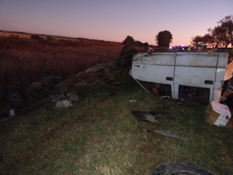 Un muerto y seis heridos en un siniestro vial en Ruta 35 