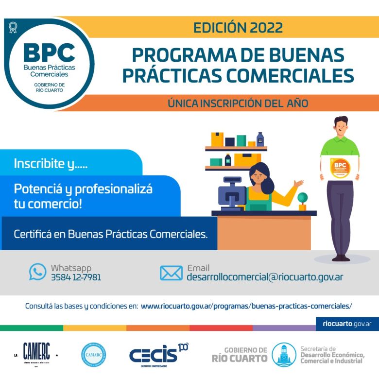 Buenas Prácticas Comerciales: hasta el 30 de abril está abierta la convocatoria para la edición 2022 del programa