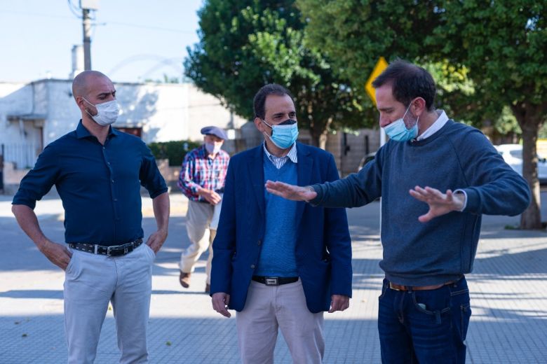 “Paseo La Merced”: el intendente recorrió las obras de puesta en valor del sector