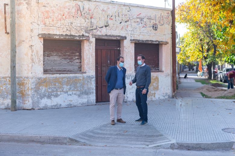 “Paseo La Merced”: el intendente recorrió las obras de puesta en valor del sector