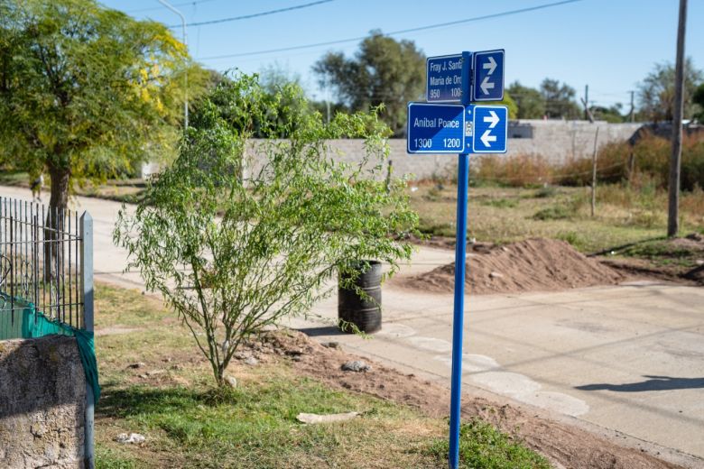 Avanzan las obras para pavimentar un total de 20 cuadras en Alberdi