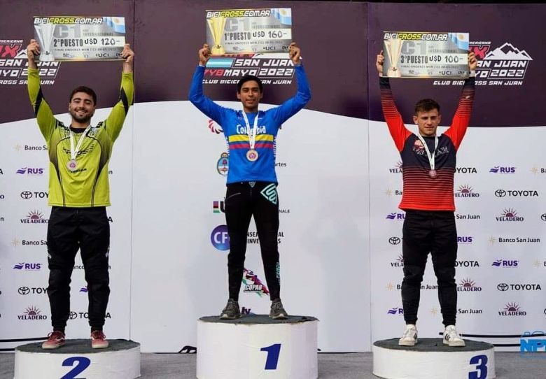 Ignacio Cattana se destacó en el inicio del Argentino de BMX