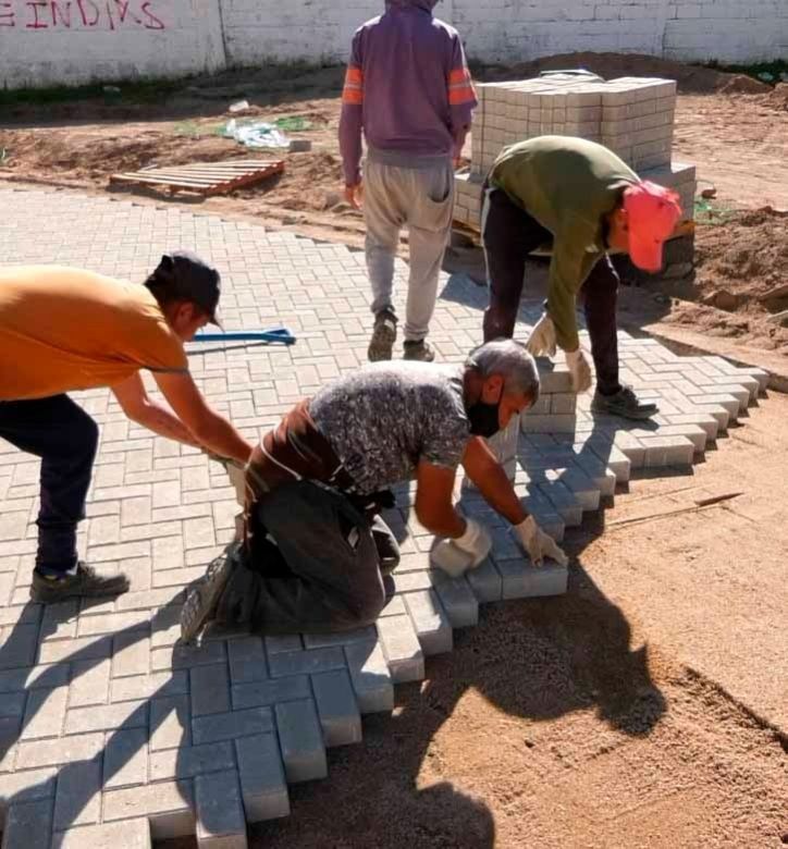 Mañana se habilitan las obras de adoquinado en las 320 viviendas