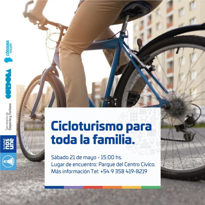 Con espectáculos, juegos y regalos se realiza una jornada de Cicloturismo en la Costanera Sur