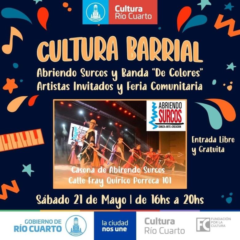 Abriendo Surcos se suma al relanzamiento del Ciclo Cultura Barrial