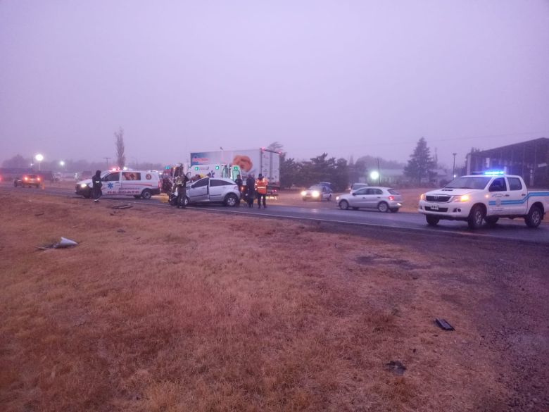 Grave siniestro vial en el cruce de Sol de Mayo