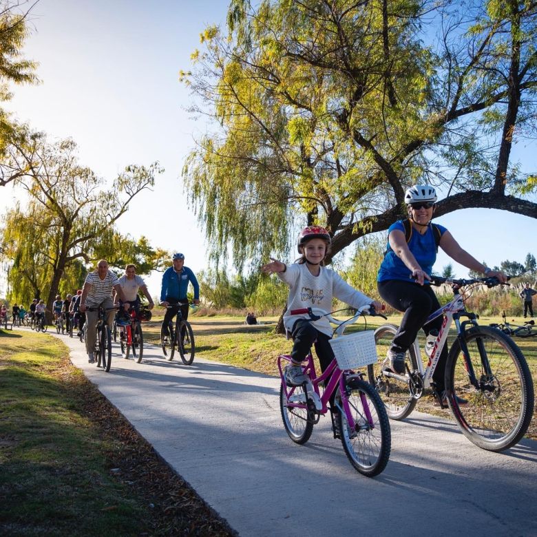 Cicloturismo: se realizó la primera edición por la Costanera Sur del Río Cuarto