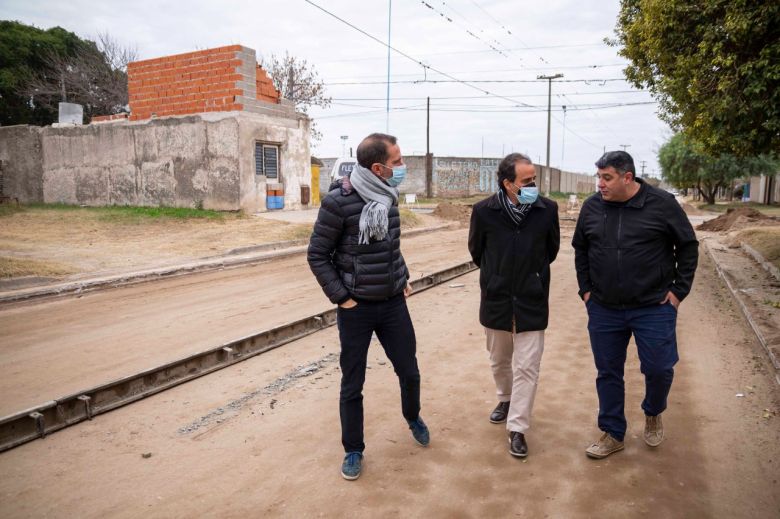 Plan de Pavimentación: avanzan las obras en Yapeyú y Aníbal Ponce