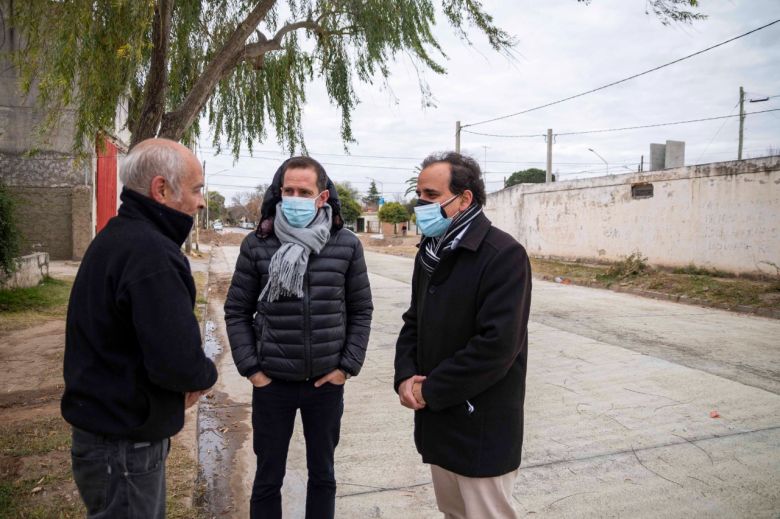 Plan de Pavimentación: avanzan las obras en Yapeyú y Aníbal Ponce