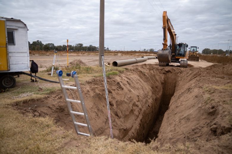 Colector Sur: avanza la obra que beneficiará a más de 16 mil vecinos