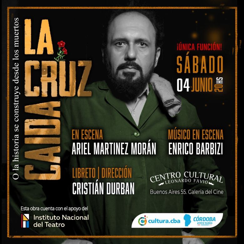 El director y escritor riocuartense, Cristian Durban presenta su obra, La Cruz Caída