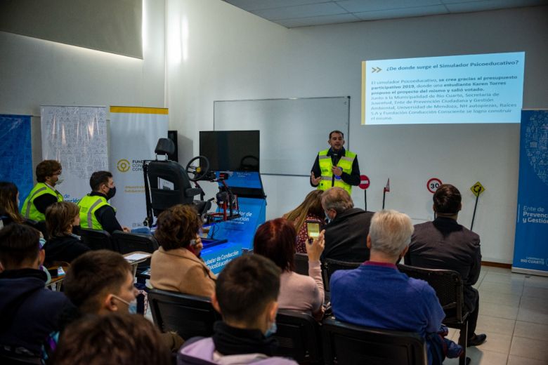 Se presentó el Simulador de Manejo que incorpora tecnología para la educación vial