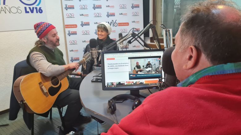 Trashumantes en el acústico de LMDL, con Deolinda Sosa y Sergio López