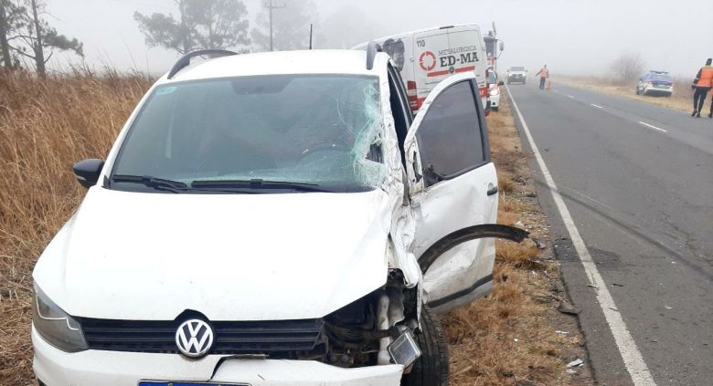 Falleció un hombre de 71 años en un accidente de tránsito sobre la Ruta 11