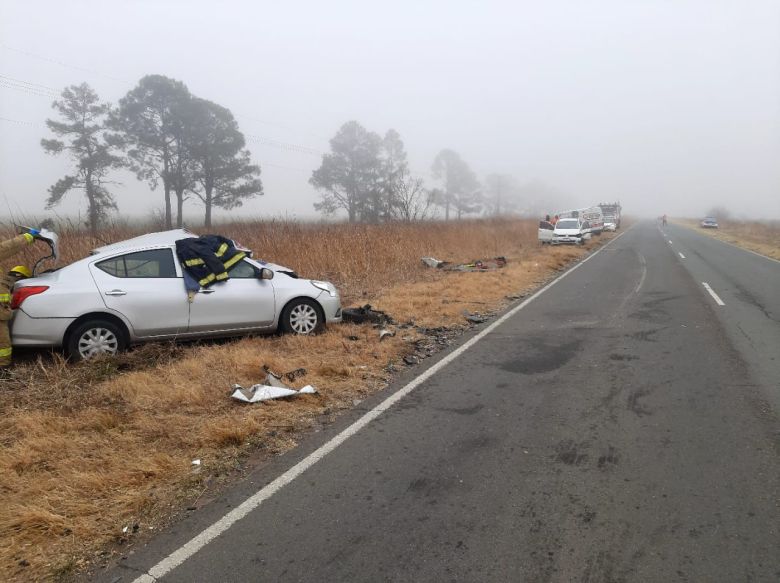 Falleció un hombre de 71 años en un accidente de tránsito sobre la Ruta 11