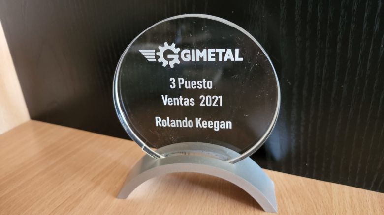 Gimetal reconoció a Agrokeegan Maquinarias en Río Cuarto, por tener la mayor venta en Córdoba y San Luis