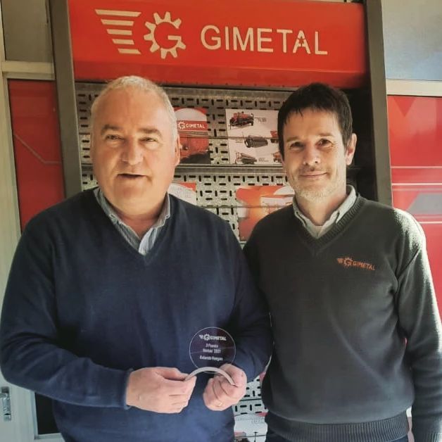 Gimetal reconoció a Agrokeegan Maquinarias en Río Cuarto, por tener la mayor venta en Córdoba y San Luis