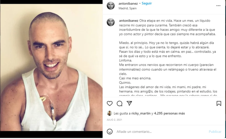 Murió a los 34 años el actor Antonio Ibáñez: el desolador posteo de despedida