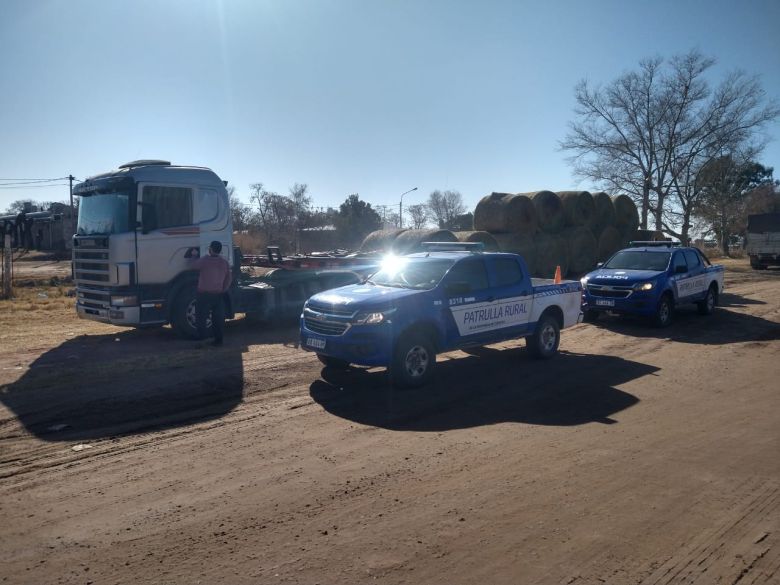 Detuvieron a un camión por no respetar las medidas de seguridad