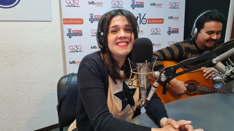 Lucila Romero en el acústico de La Mañana del Limón