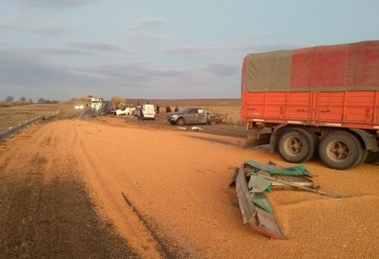  Grave siniestro en Ruta 8 cerca de Sampacho