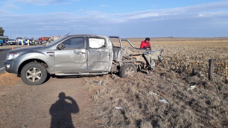  Grave siniestro en Ruta 8 cerca de Sampacho