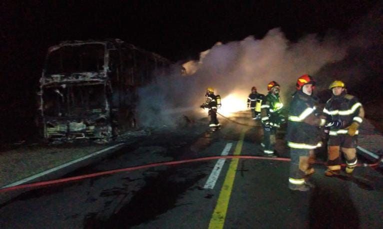 Grave incendio cerca de La Cautiva