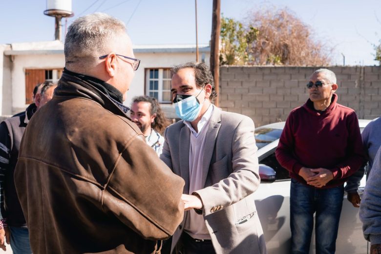 Llamosas inauguró 20 cuadras pavimentadas