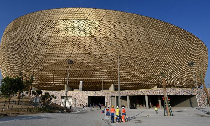 Inauguraron el estadio de la final del Mundial