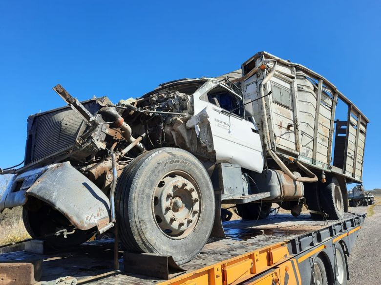 Grave vuelco en la rotonda de Achiras