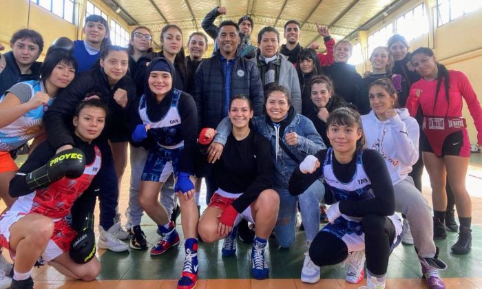 Entrenamiento de selección para Dalma Alaníz