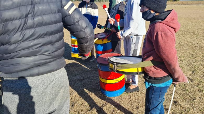 El festejo de los niños de La Granja Siquem 