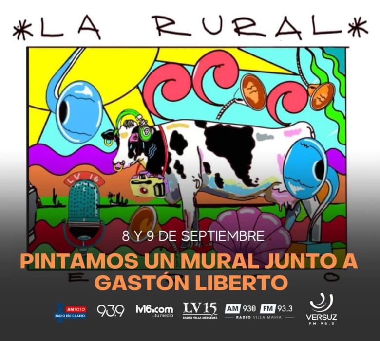 Gastón Liberto invita a pintar un mural