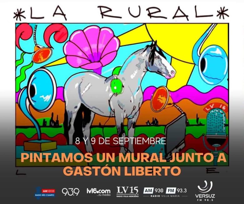 Gastón Liberto invita a pintar un mural