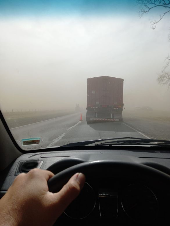 Cortes en la Ruta por riesgo de incendio y accidentes