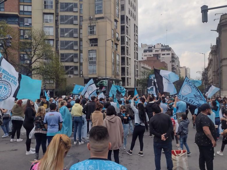 El festejo "Pirata" tras el ascenso de Belgrano se hizo sentir en Córdoba