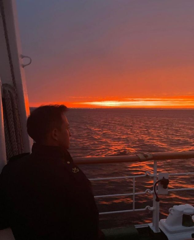 Otro riocuartense que dio la vuelta al mundo a bordo de la Fragata Libertad