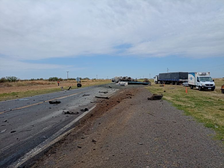 Grave siniestro vial en la Ruta Nacional N° 7 