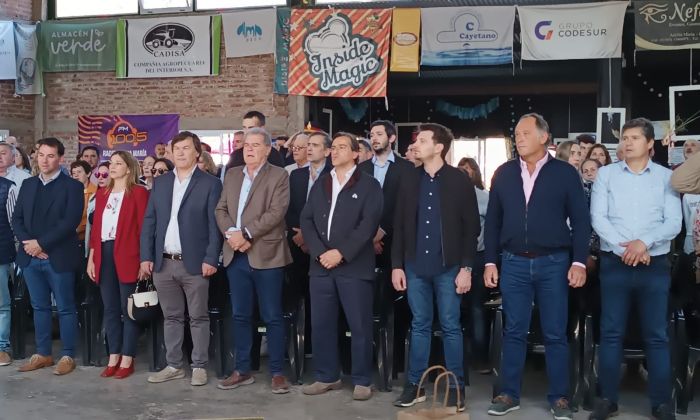 Busso inauguró un centro de almacenamiento de bidones de agroquímicos