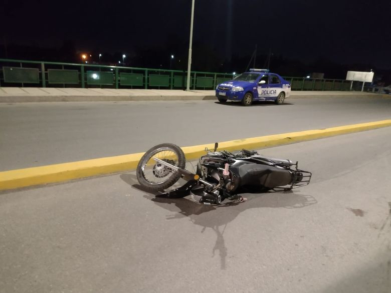 Siniestro vial sobre el puente 