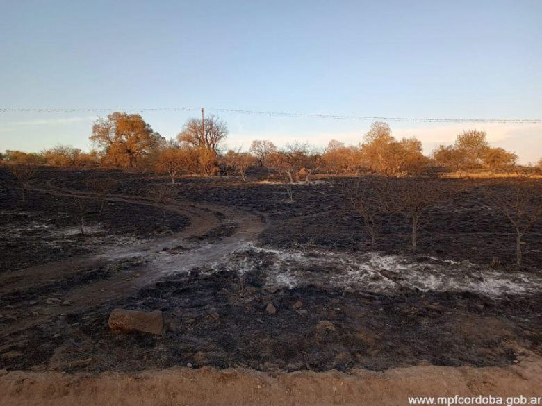 Un joven muerto en un incendio cerca de Yacanto de Calamuchita