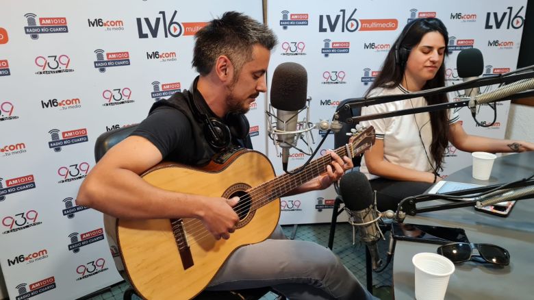 Vale Arias & Lucho Baldini en el acústico del viernes 