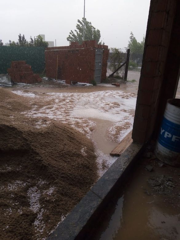 La tormenta afectó a parte de Río Cuarto y Las Higueras